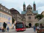 (254'301) - DB Regio Bus Mitte, Mainz - MZ-DB 2651 - Mercedes am 29. August 2023 in Speyer, Dom/Stadthaus