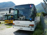 (237'771) - Lado, Gandria - TI 322'266 - Setra (ex Interbus, Yverdon Nr. 63; ex TPB, Sdeilles; ex Rod, Oron-La-Ville) am 2. Juli 2022 in Castione, Industria