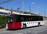 (274'300) - TPF Fribourg - Nr. 36/FR 300'358 - Volvo am 26. April 2025 beim Bahnhof Neuchtel