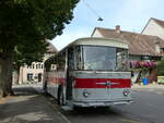 (255'378) - Borer, Neuhausen - Nr. 7/SH 19'684 - Saurer/Tscher (ex Heiniger, Btzberg, ex ASS Schleitheim Nr. 22; ex ASS Schleitheim Nr. 7) am 17. September 2023 in Gchlingen, Dorf