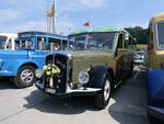 (266'468) - Lorenz, Lyssach - BE 614 U - Saurer/Saurer (ex Geiger, Adelboden Nr. 8; ex P 1997) am 31. Augst 2024 in Oberkirch, CAMPUS Sursee