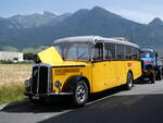 (276'692) - Riviera Carburant Lavage, St-Lgier - VD 1459 U - Saurer/Saurer (ex Nestl; ex AVG Grindelwald; ex P 23'106; ex P 2160) am 14.