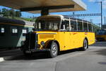 (280'962) - Stalder, Wyssachen - BE 26'794 - Saurer/R&J (ex Loosli, Wyssachen) am 4. Oktober 2025 beim Bahnhof Huttwil (280'962) - Stalder, Wyssachen - BE 26'794 - Saurer/R&J (ex Loosli, Wyssachen) am 4. Oktober 2025 beim Bahnhof Huttwil