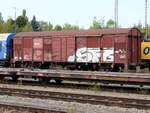 Güterwagen 27 RIV 80 D-NeSA 1501 012-9 im Trafotransport Weiden 26.09.2021