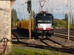 Vectron X4 E - 874 18.08.2014 Nordhausen Güterbahnhof (Zug für Abraum von Suttgart21-Baustelle)