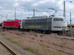 Railadventure 103 222-6 mit 187 011 Bahnhof Nordhausen 03.04.2015