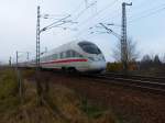 ICE 1745 nach Dresden 22.11.2014 kurz vor Nordhausen