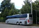 (264'718) - Behrendt, Lehnin - PM-BB 5313 - Scania/Higer am 11. Juli 2024 in Leipzig, Vlkerschlachtdenkmal