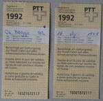 (282'693) - PTT-Tageskarten am 2.