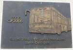 (161'458) - Gedenktafel fr 100 Jahre PostAuto 1906 - 2006 am 30.