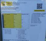 (278'586) - PostAuto-Fahrplan ab Charmey, Le Chne nach Valsainte, Couvent am 7. August 2025 in Charmey, Le Chne