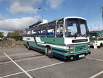 YJE 3T is a 1979 Bedford YMT carrying Plaxton Supreme C53F bodywork, new to Kenzie, Shepreth, Cambridgeshire, UK, and preserved in their livery.

It is seen here in Skipton, North Yorkshire, UK, whilst attending the Aire Valley Transport Group Running Day on 10th October 2021.