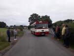 PPT 446P, a 1976 Plaxton Derwent B55F bodied Leyland Leopard, new to The Eden Bus Services, West Auckland, County Durham and preserved by Graeme Scarlet, who used  The Eden  fleet name currently.