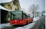 (074'807) - AAGK Koppigen - Nr. 10/BE 577'570 - Volvo/Hess am 21. Februar 2005 beim Bahnhof Grnen-Sumiswald