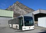 (270'521) - Buchard, Leytron - Nr. 64/VS 101'364 - Mercedes (ex TPL Lugano Nr. 309) am 1. Januar 2025 in Leytron, Garage