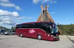 (288'062) - Aus der Schweiz: Car Rouge, windisch . Nr. 3/AG 370'219 - Setra am 11. Juni 2026 in Saariselk�, Hotel Santa's