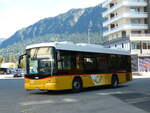 (229'275) - Fontana, Ilanz - Nr. 8/GR 50'214 - Scania/Hess am 15. Oktober 2021 beim Bahnhof Ilanz