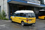 (280'194) - Fontana, Ilanz - Nr. 1/GR 233 U - Toyota (ex PostAuto Graubnden/PID 3401; ex Gemeinde, Duvin) am 9. September 2025 in Ilanz, Garage (Werkstattwagen)