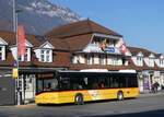 (272'245) - Hfliger, Sursee - Nr. 21/OW 16'637/PID 10'026 - Solaris am 18. Februar 2025 beim BAhnhof Interlaken Ost (Einsatz PostAuto)