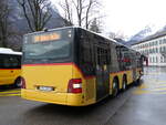 (271'863) - Niederer, Filzbach - GL 348/PID 5663 - MAN (ex Dnser, Trimmis) am 12. Februar 2025 beim Bahnhof Glarus