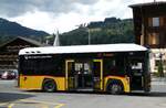 (278'572) - PostAuto Graubnden - GR 162'991/PID 12'081 - eSolaris am 5. August 2025 beim Bahnhof Saanen