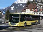 (272'164) - STI Thun - Nr. 152/BE 801'152 - MAN am 17. Februar 2025 beim Bahnhof Grindelwald