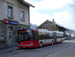 (272'121) - SW Winterthur - Nr. 348/ZH 766'348 - Solaris am 15. Februar 2025 beim Bahnhof Winterthur Wlflingen