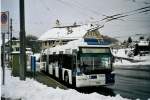 (064'634) - TL Lausanne - Nr. 808/VD 168'812 - Neoplan Gelenkduobus am 29. November 2003 in Epalinges, Endstation