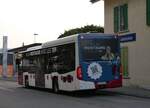 (276'553) - TPF Fribourg - Nr. 1047/FR 300'240 - Mercedes (ex Nr. 611/Wieland, Murten Nr. 75) am 12. Juni 2025 beim Bahnhof Avenches