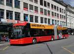 (267'968) - VB Biel - Nr. 92 - Hess/Hess Gelenktrolleybus am 11. Oktober 2024 in Biel, Guisanplatz