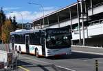 (268'216) - Regiobus, Gossau - Nr. 34/SG 314'516 - MAN am 17. Oktober 2024 beim Bahnhof Herisau