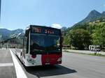 (251'560) - TPF Fribourg - Nr. 1055/FR 300'321 - Mercedes am 15. Juni 2023 beim Bahnhof Boltigen