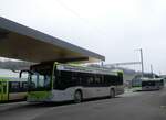 (271'214) - Busland, Burgdorf - Nr. 114/BE 828'114 - Mercedes am 17. Januar 2025 beim Bahnhof Huttwil