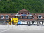 (225'836) - Postfourgon - P 1832 - am 11. Juni 2021 beim Bahnhof Interlaken Ost