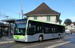 (281'001) - Busland, Burgdorf - Nr. 119/BE 465'119 - Mercedes am 5. Oktober 2025 beim Bahnhof Langnau (281'001) - Busland, Burgdorf - Nr. 119/BE 465'119 - Mercedes am 5. Oktober 2025 beim Bahnhof Langnau
