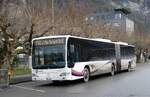 (283'281) - PostAuto Ostschweiz - Nr. 23/AG 419'620/PID 5541 - Mercedes (ex Inderm�hle, Rekingen Nr. 151; ex Twerenbold, Baden Nr. 23) am 19. Dezember 2025 beim Bahnhof Meiringen