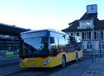 (269'923) - PostAuto Bern - BE 653'382/PID 11'681 - Mercedes (ex BE 535'079) am 16. Dezember 2024 beim Bahnhof Spiez