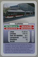 (258'974) - Quartett-Spielkarte mit Hess Trolley BGGT-N2C am 28.