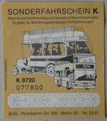 (266'158) - Aus Deutschland: BVG-Sonderfahrschein am 25. August 2024 in Thun