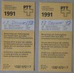 (282'692) - PTT-Tageskarten am 2.