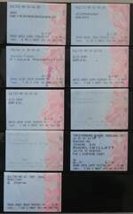 (283'767) - PostAuto-Einzelbillette am 9.