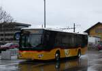 (270'780) - PostAuto Bern - Nr. 2/BE 652'122/PID 11'462 - Mercedes am 9. Januar 2025 beim Bahnhof Murten