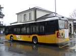 (270'781) - PostAuto Bern - Nr. 2/BE 652'122/PID 11'462 - Mercedes am 9. Januar 2025 beim Bahnhof Murten