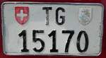 (287'486) - Nummernschild - TG 15'170 - am 30. Mai 2026 in Arbon, Arbon Classics