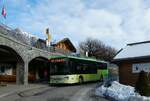 (232'264) - TPC Aigle - Nr. 29/VD 263'041 - Setra (ex Volnbusz, H-Budapest) am 22. Januar 2022 beim Bahnhof Chteau-d'Oex