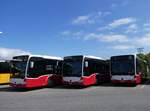 (274'245) - CarPostal Ouest - VD 644'188/PID 12'317 - Mercedes (ex Wiener Linien, A-Wien) + VD 490'732/PID 12'424 - Mercedes (ex Wiener Linien, A-Wien Nr.