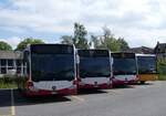 (274'246) - CarPostal Ouest - VD 644'188/PID 12'317 - Mercedes (ex Wiener Linien, A-Wien) + VD 490'732/PID 12'424 - Mercedes (ex Wiener Linien, A-Wien Nr.