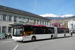 (282'070) - PostAuto Wallis - Nr. 61/VS 26'738/PID 5096 - Solaris (ex Lathion, Sion Nr. 61) am 6. November 2025 beim Bahnhof Sion