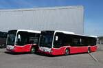 (285'993) - CarPostal Ouest - PID 12'301 - Mercedes (ex Intertours, Domdidier Nr. 486; ex Wiener Linien, A-Wien Nr. 8122) am 6. April 2026 in Winterthur, Daimler Buses