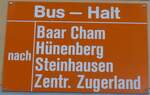 (205'275) - ZVB-Haltestellenschild am 18.